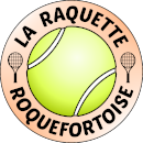 Logo du club de tennis de la Raquette Roquefortoise